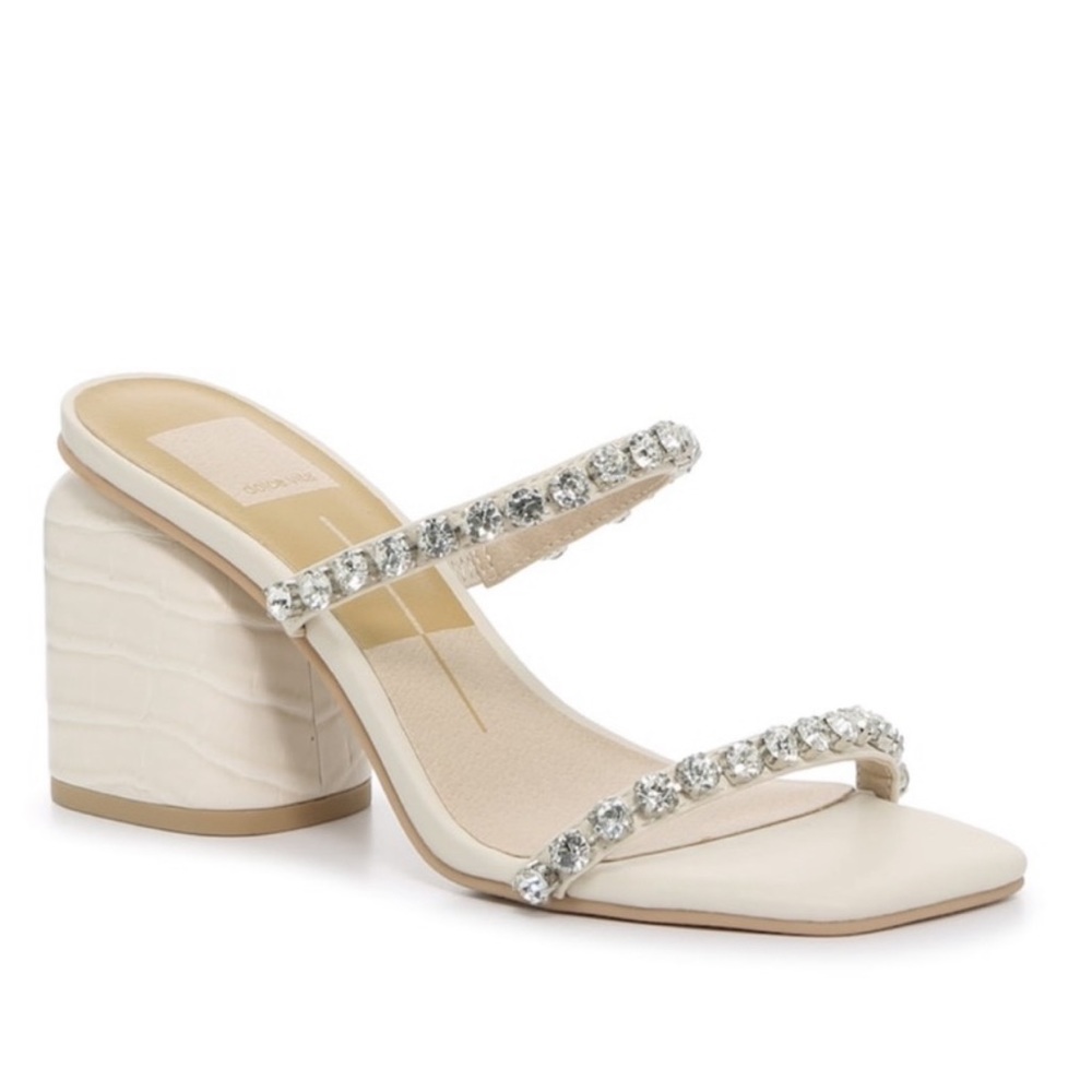 Dolce Vita rhinestone sandal heels